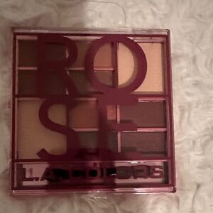 L.A. Colors Rose Eyeshadow Palette - Rich Browns and Creams